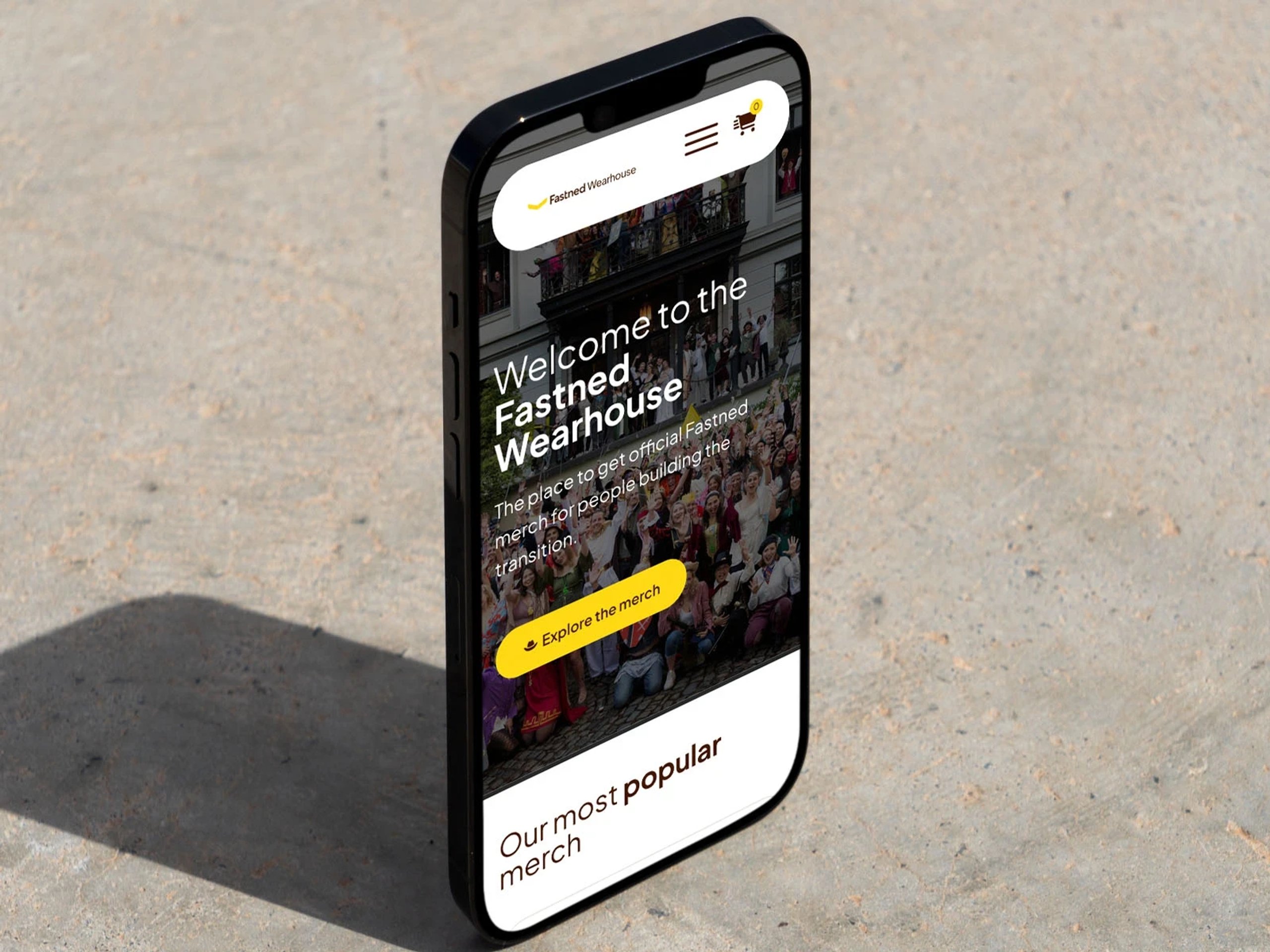 Fastned Wearhouse: En uiteraard volledig responsive, zodat medewerkers ook onderweg vlot 