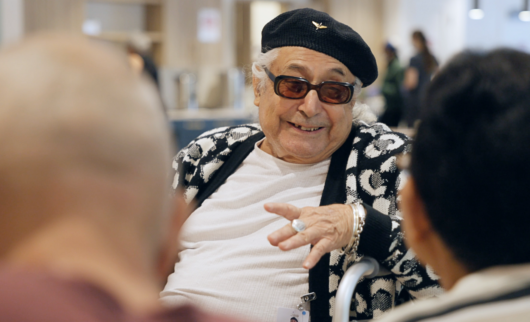 Habitat Health Participant Enjoying Meal with Friends