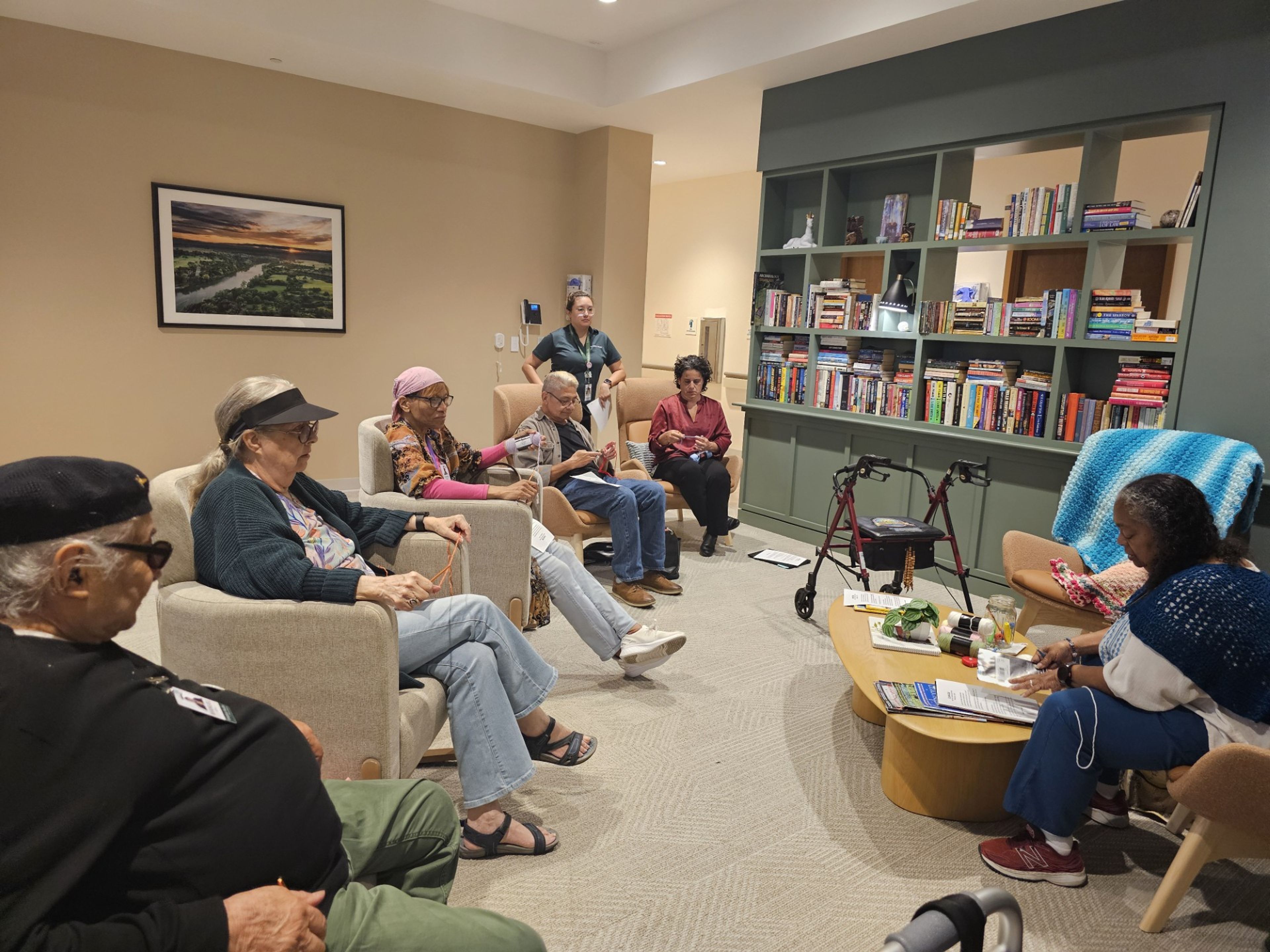 Habitat Health Crochet Club, Hosted by Pam, a Habitat Health participant