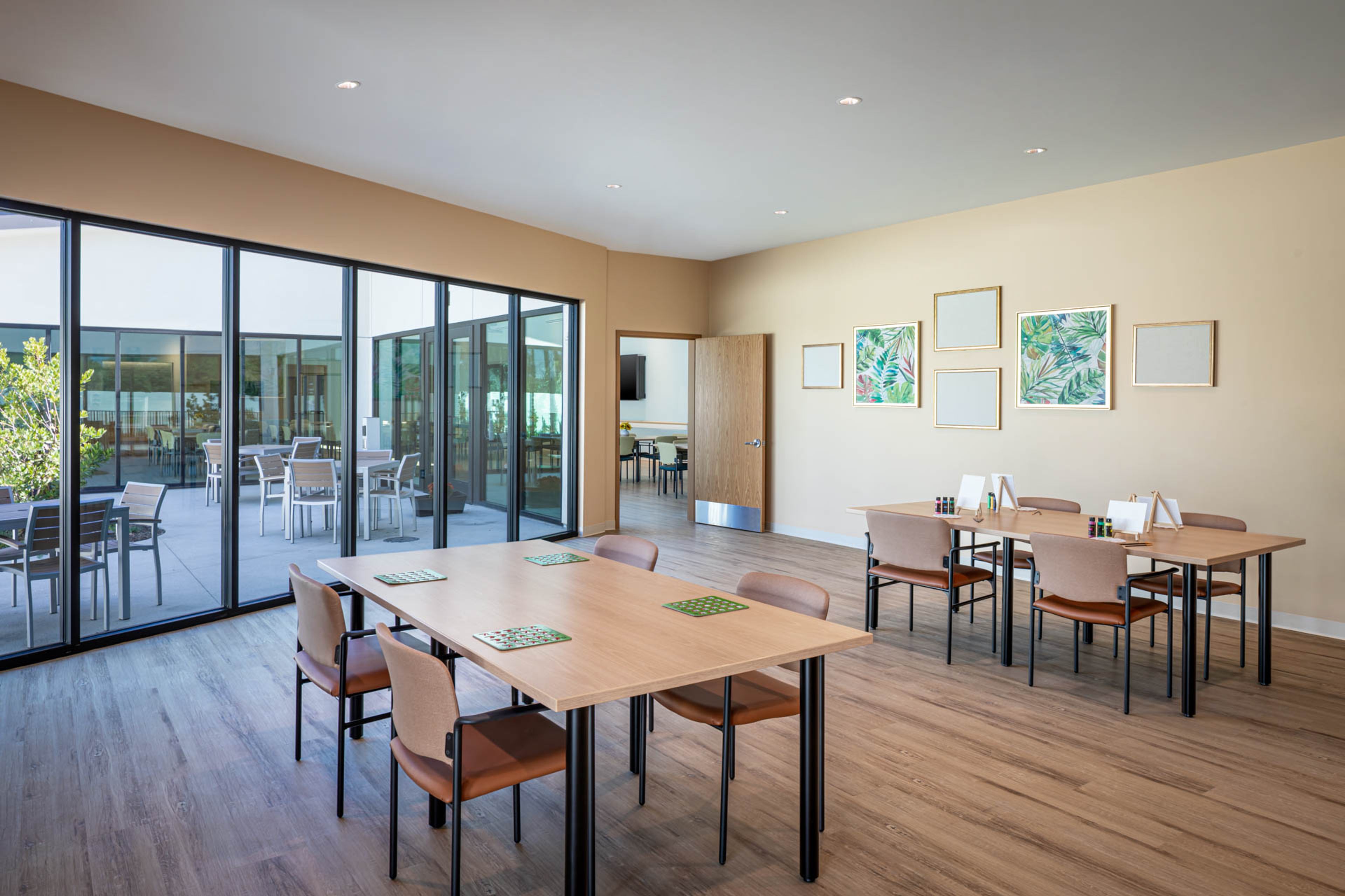 Senior recreation space for older adults in Habitat Health PACE with Kaiser Permanente