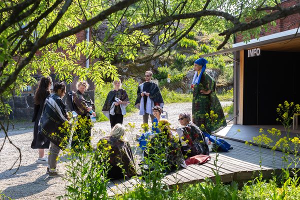 Danielle Brathwaite-Shirley, Thou Shall Not Assume performance, 2023. © HAM/Helsinki Biennial/Viljami Annanolli