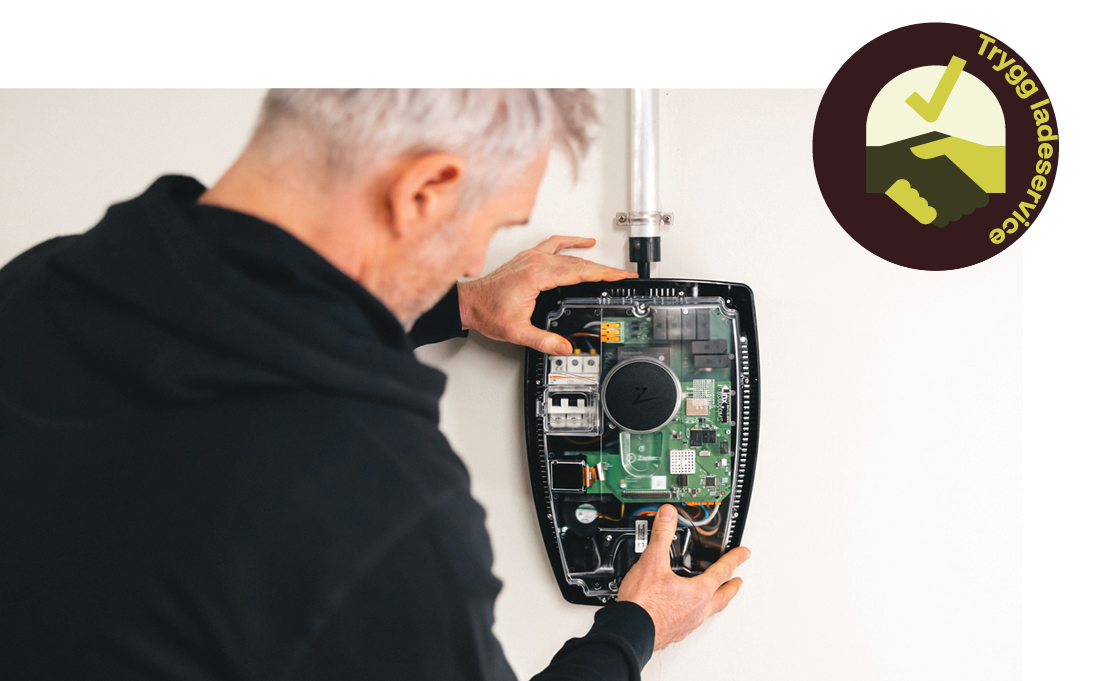 Service på en ladeboks i et borettslag