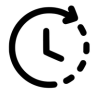 Icon showing time tracking