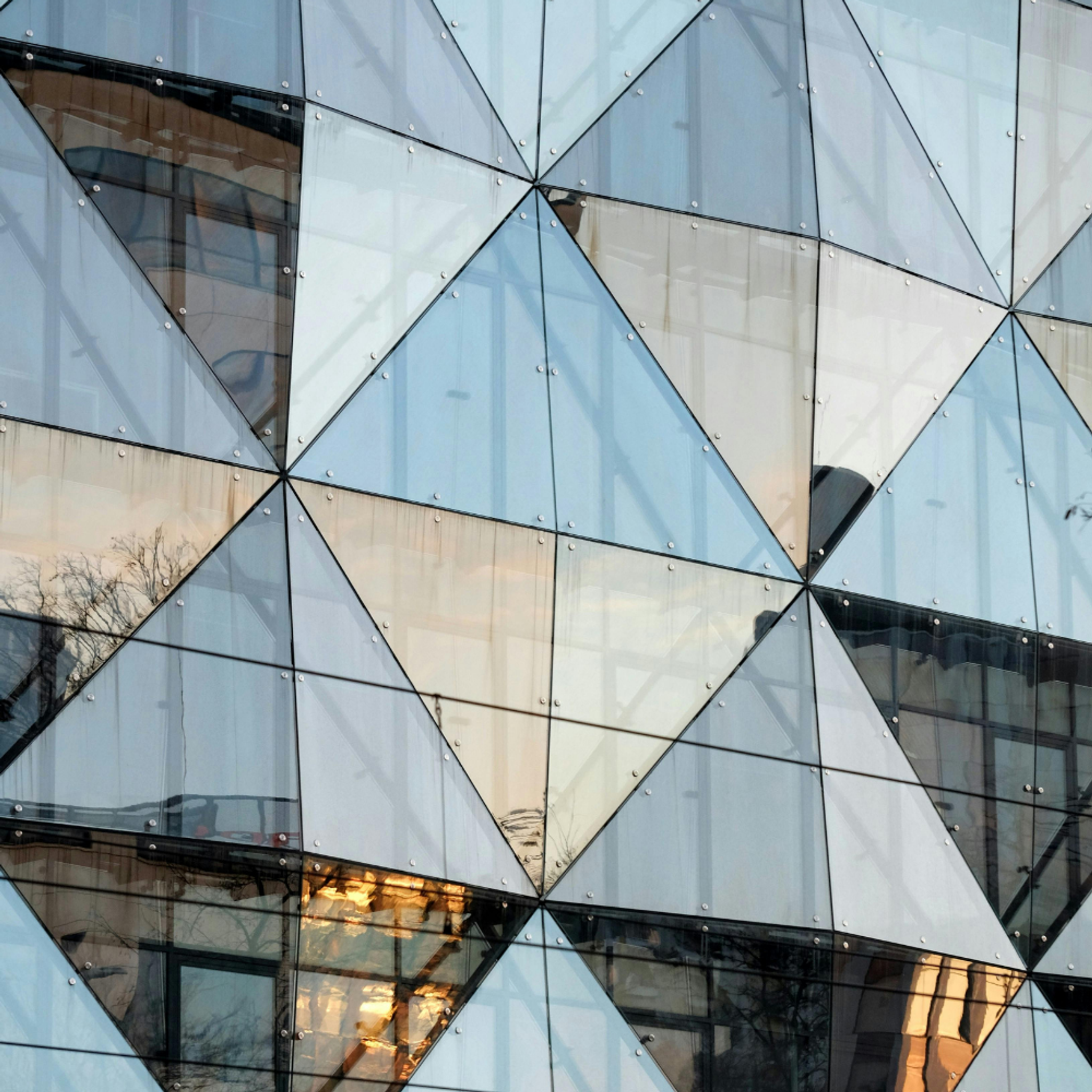 Building with reflections