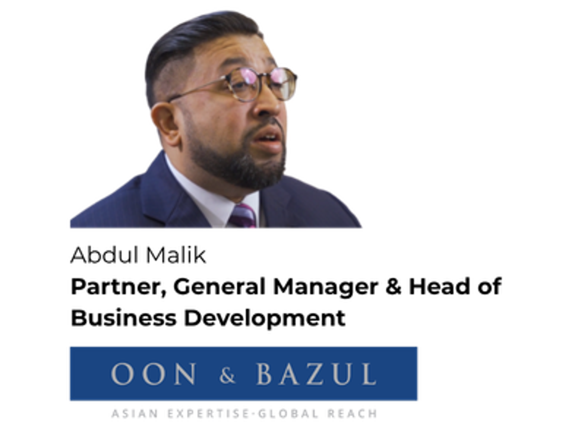 Abdul Malik profile picture on top of Oon & Bazul profile photo