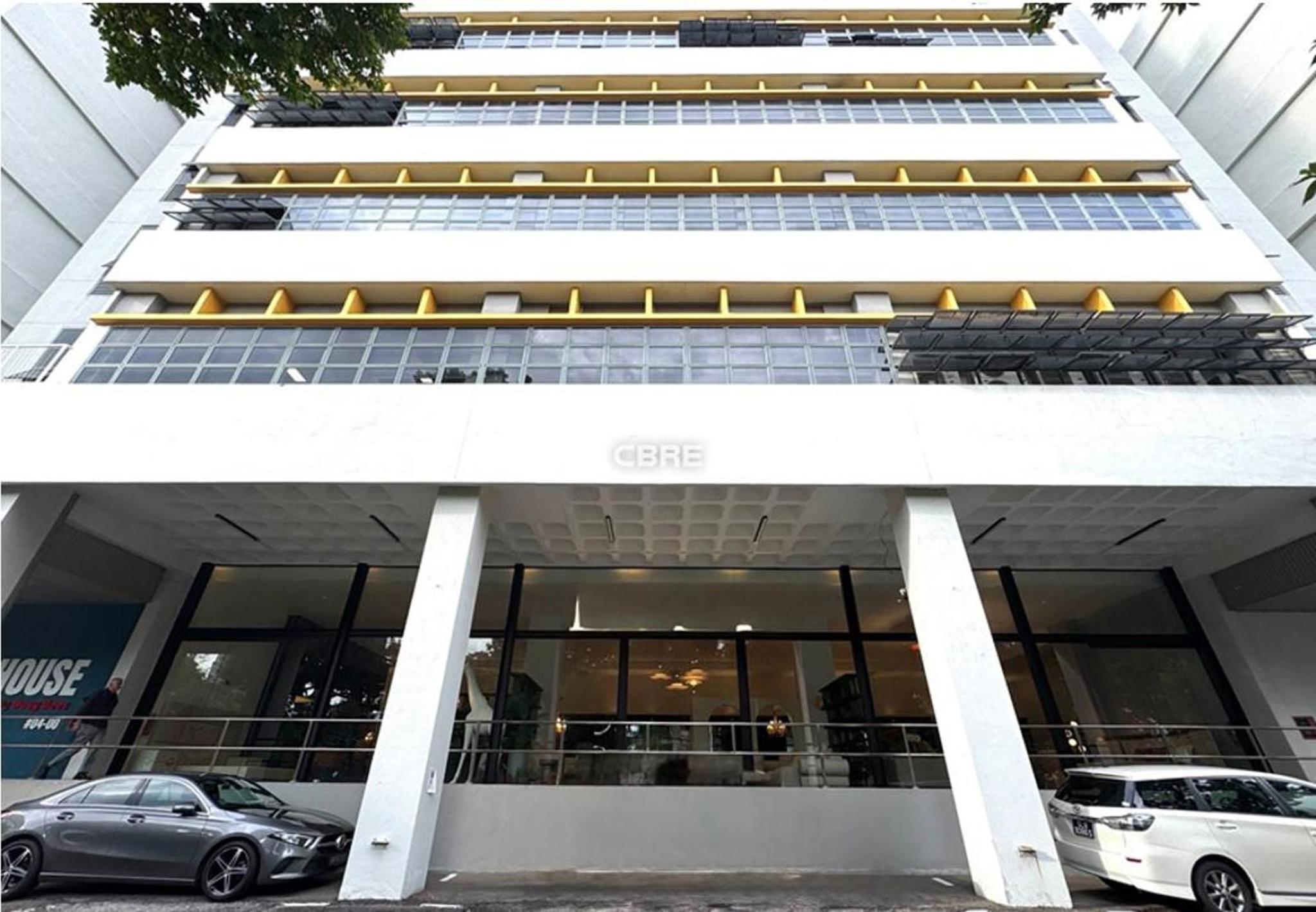 Tessaract office front in Singapore