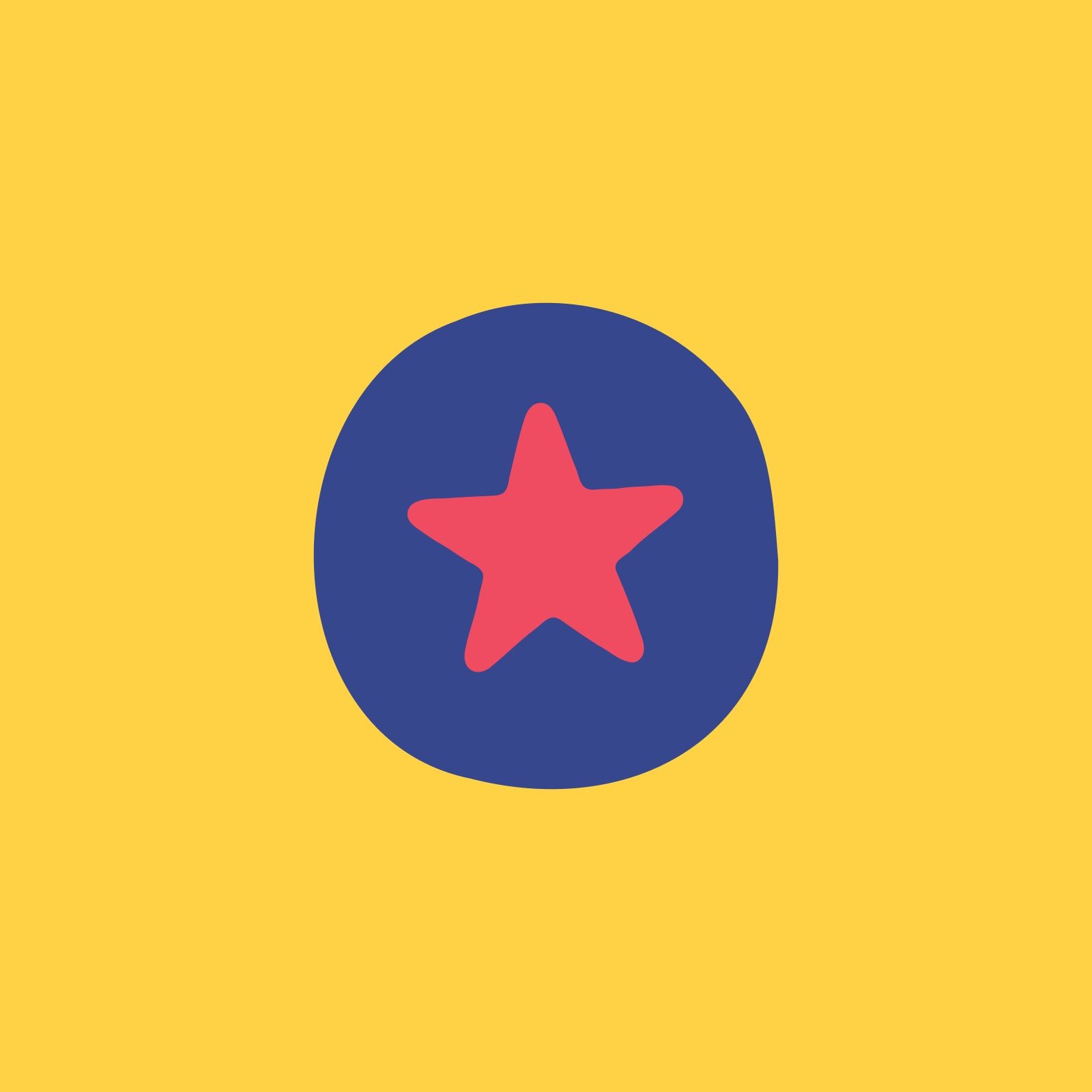 The Wonderade symbol: a coral-red star inside a navy circle on a yellow background.