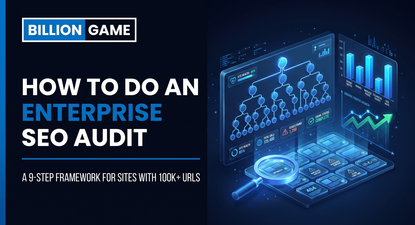 How to Do an Enterprise SEO Audit: The 9-Phase Framework for Sites With 100,000+ URLs
