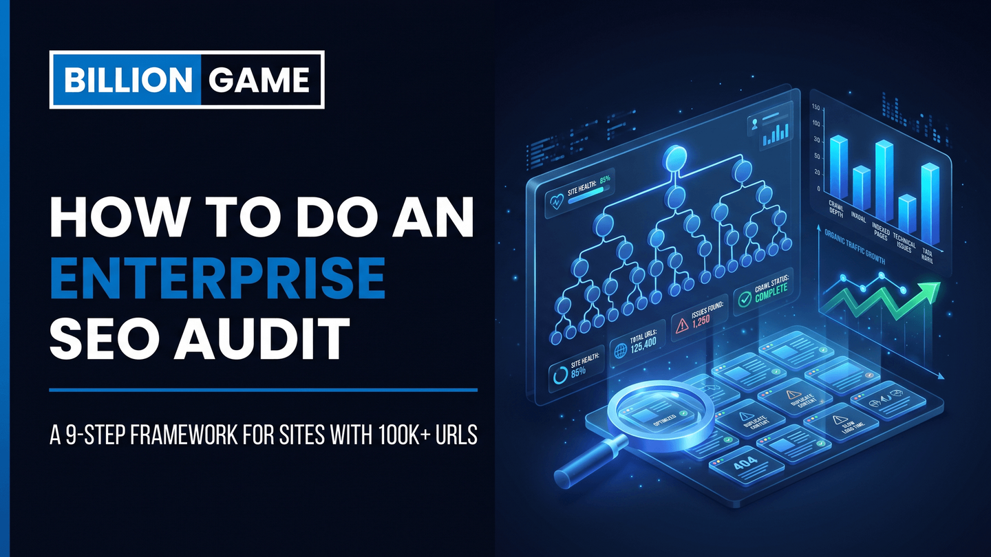 How to Do an Enterprise SEO Audit: The 9-Phase Framework for Sites With 100,000+ URLs