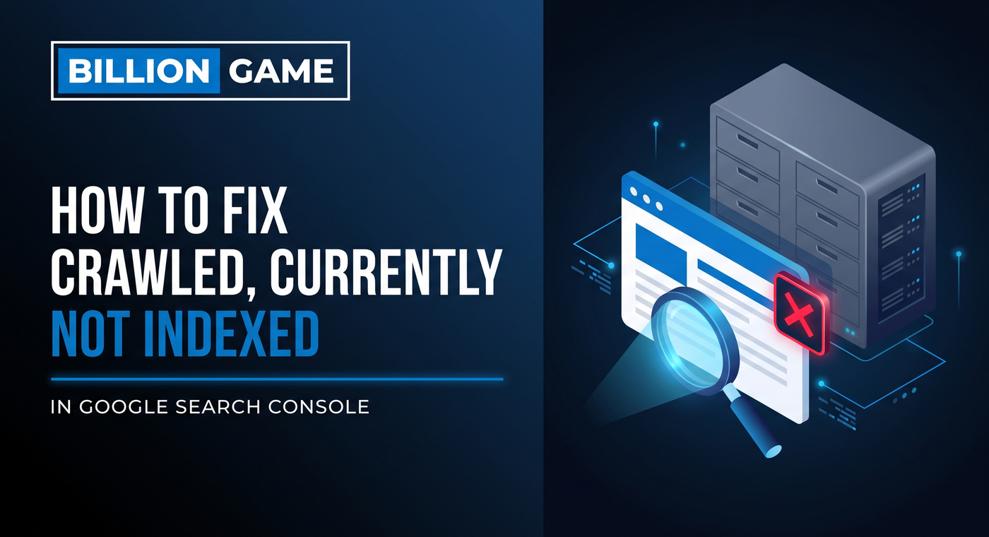 How to Fix "Crawled – Currently Not Indexed" in GSC