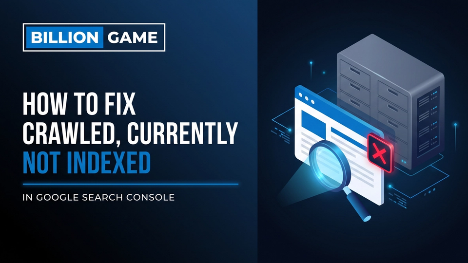 How to Fix "Crawled – Currently Not Indexed" in GSC