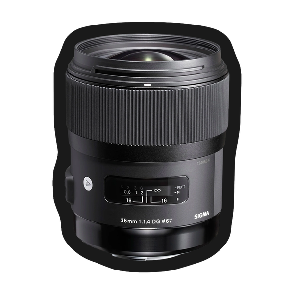 Sigma Art 35mm 1.4 - €25 per day
