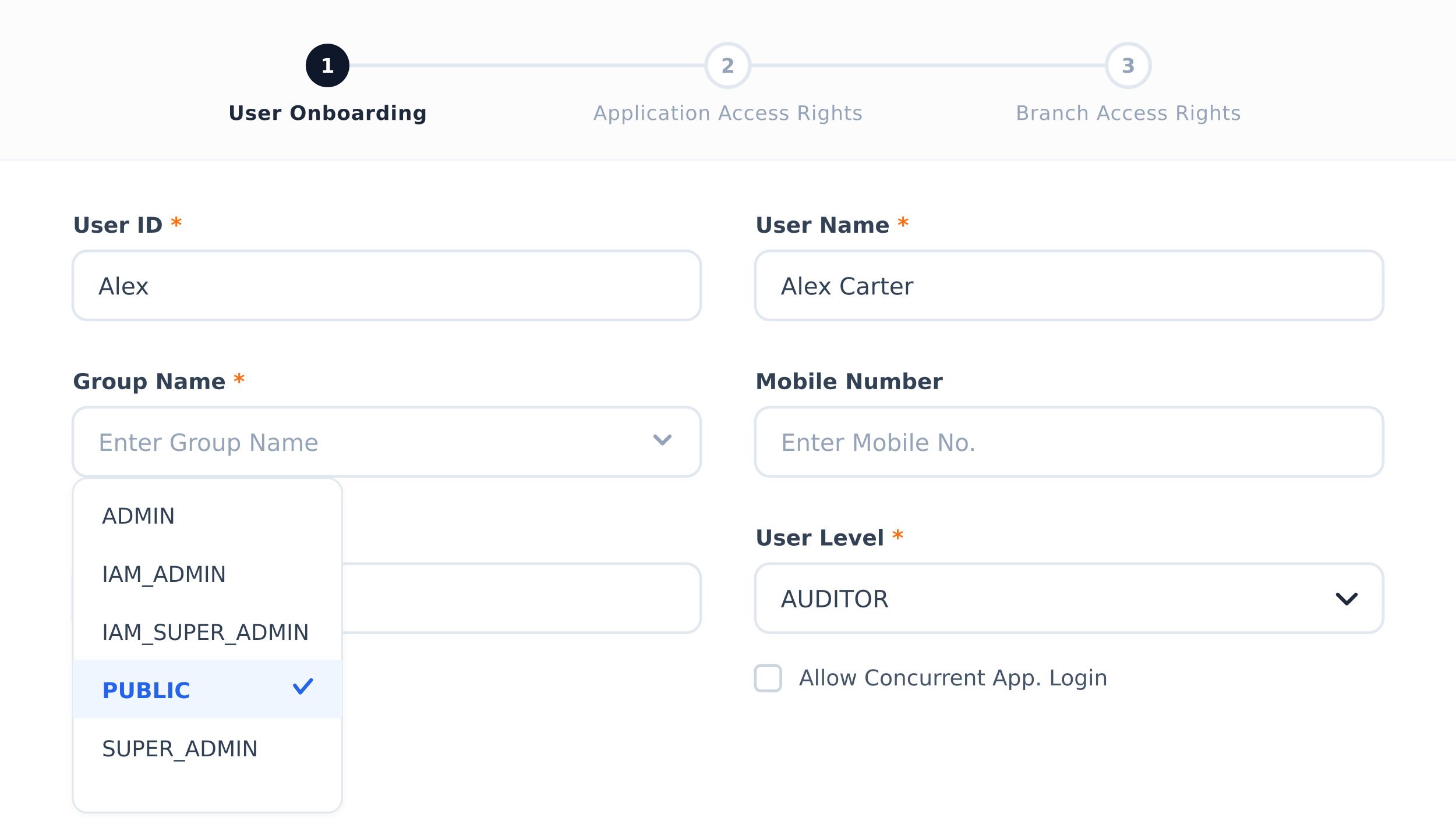 Access Management (RBAC)