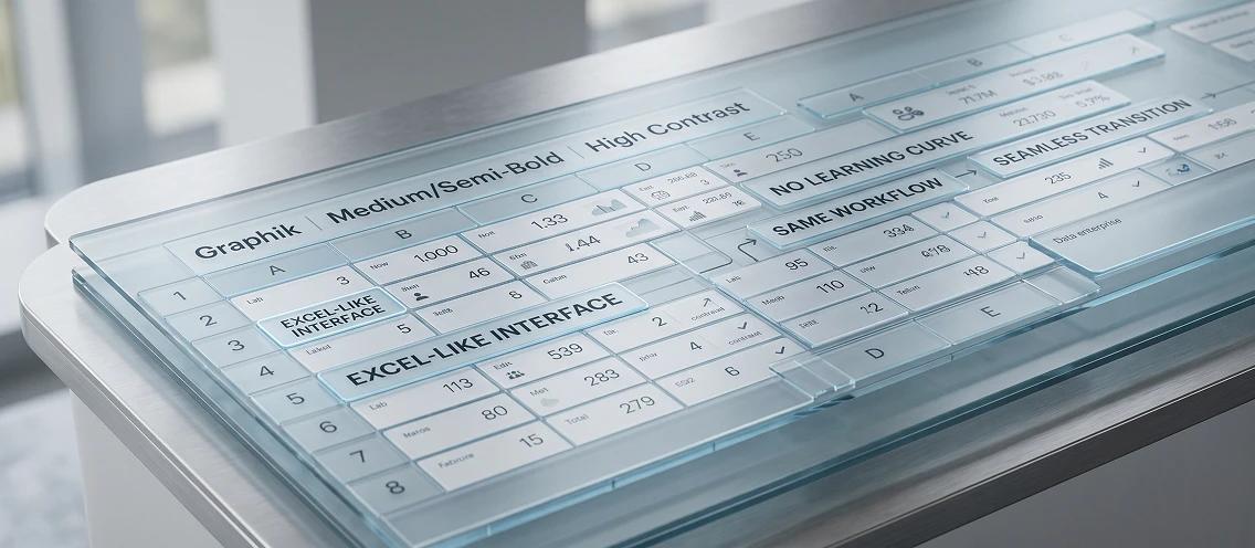 Familiar Excel Environment