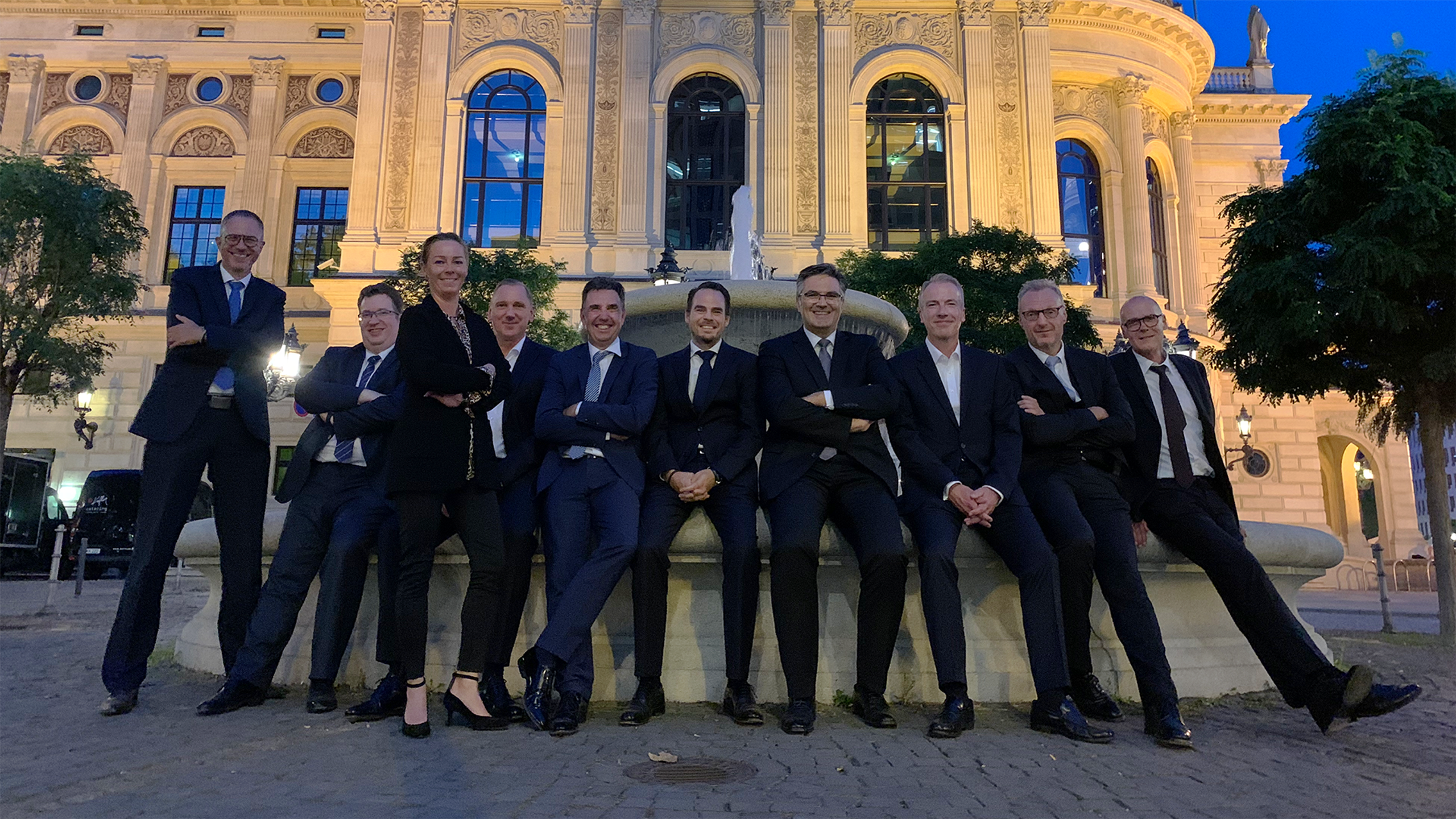 Das Team am Abend der JUVE Awards