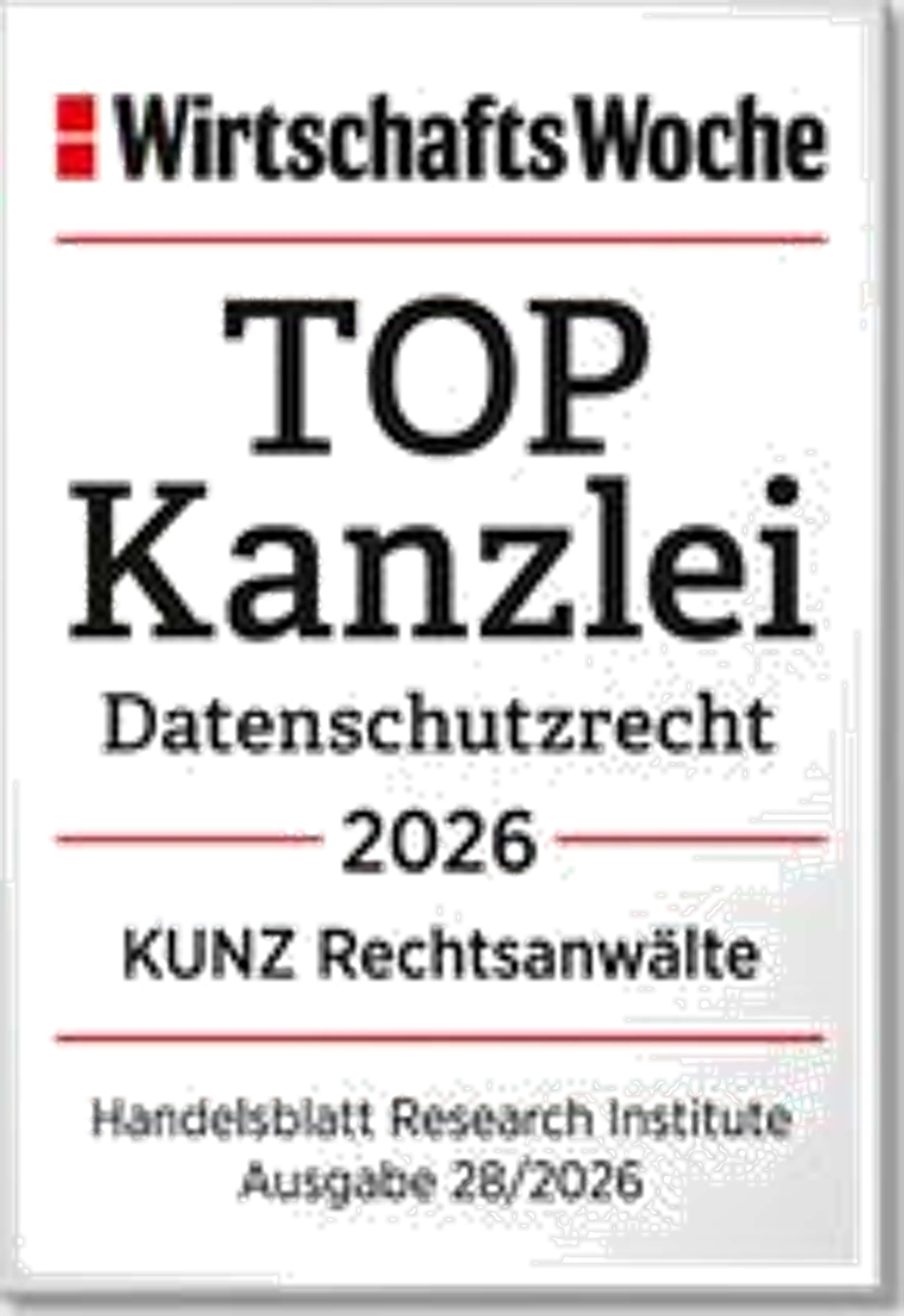 TOP Kanzlei Datenschutzrecht 2026