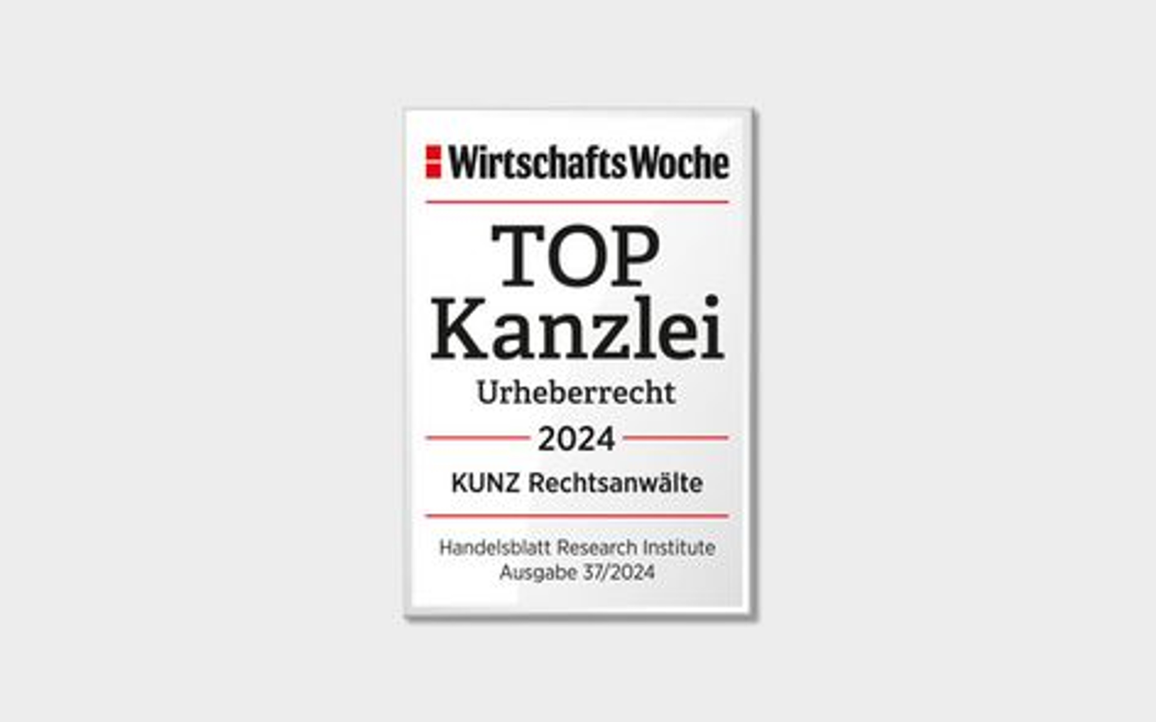 Thomson Reuters | KUNZ Salary Partnerin Sarah Emmes als "Stand-out Lawyer" ausgezeichnet