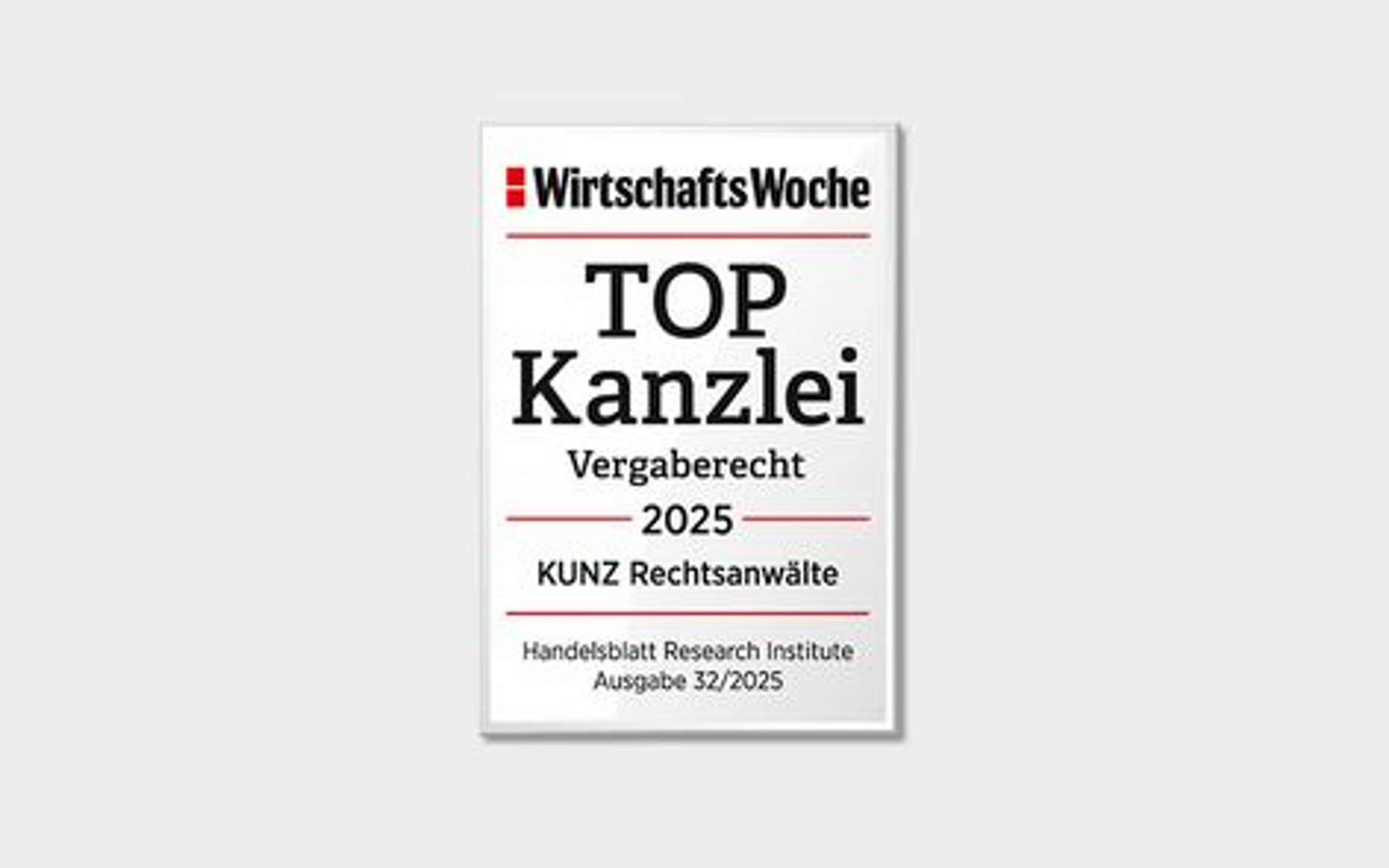 TOP Kanzlei Vergaberecht 2025