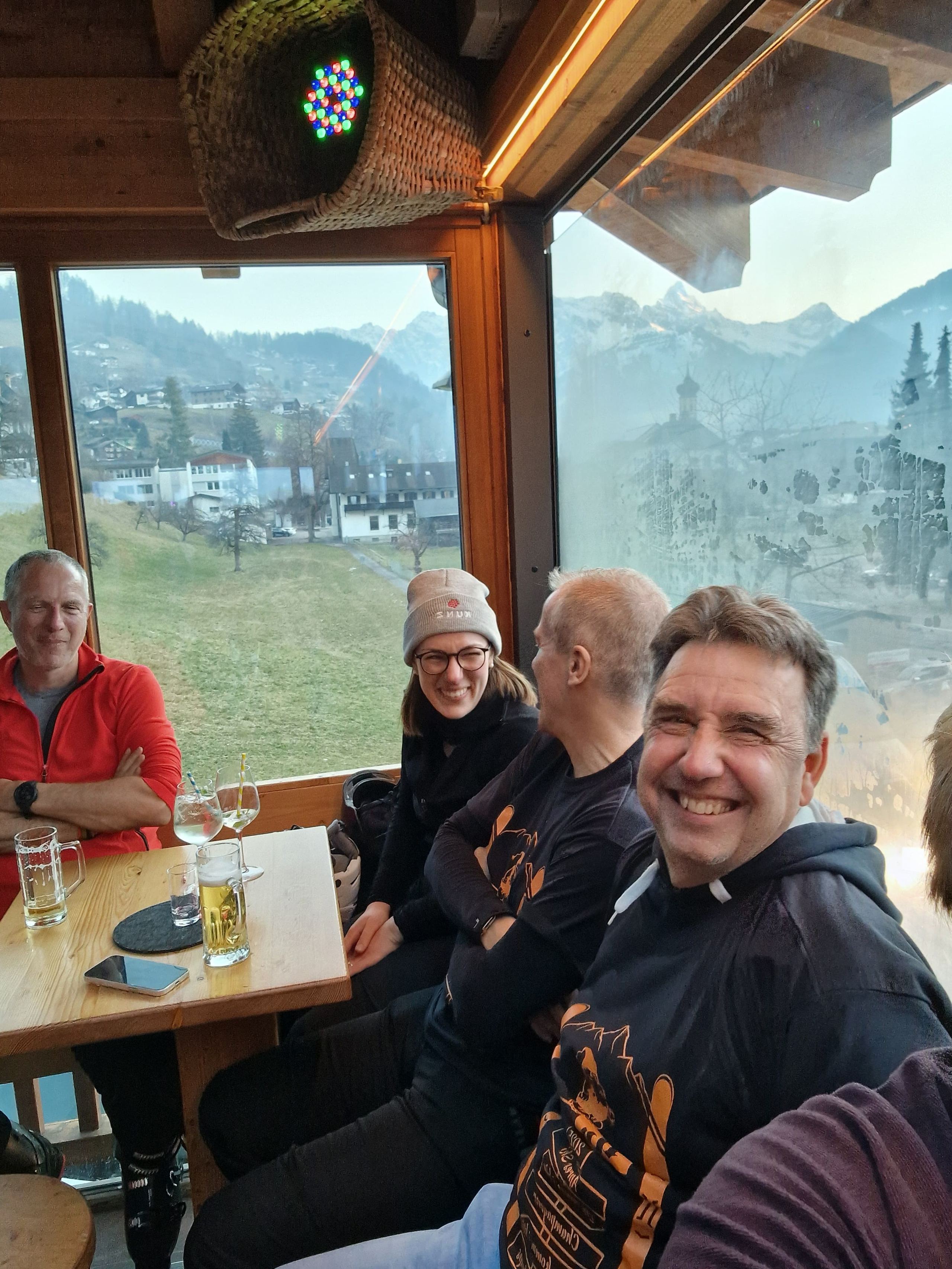 Einkehr in der Berghütte