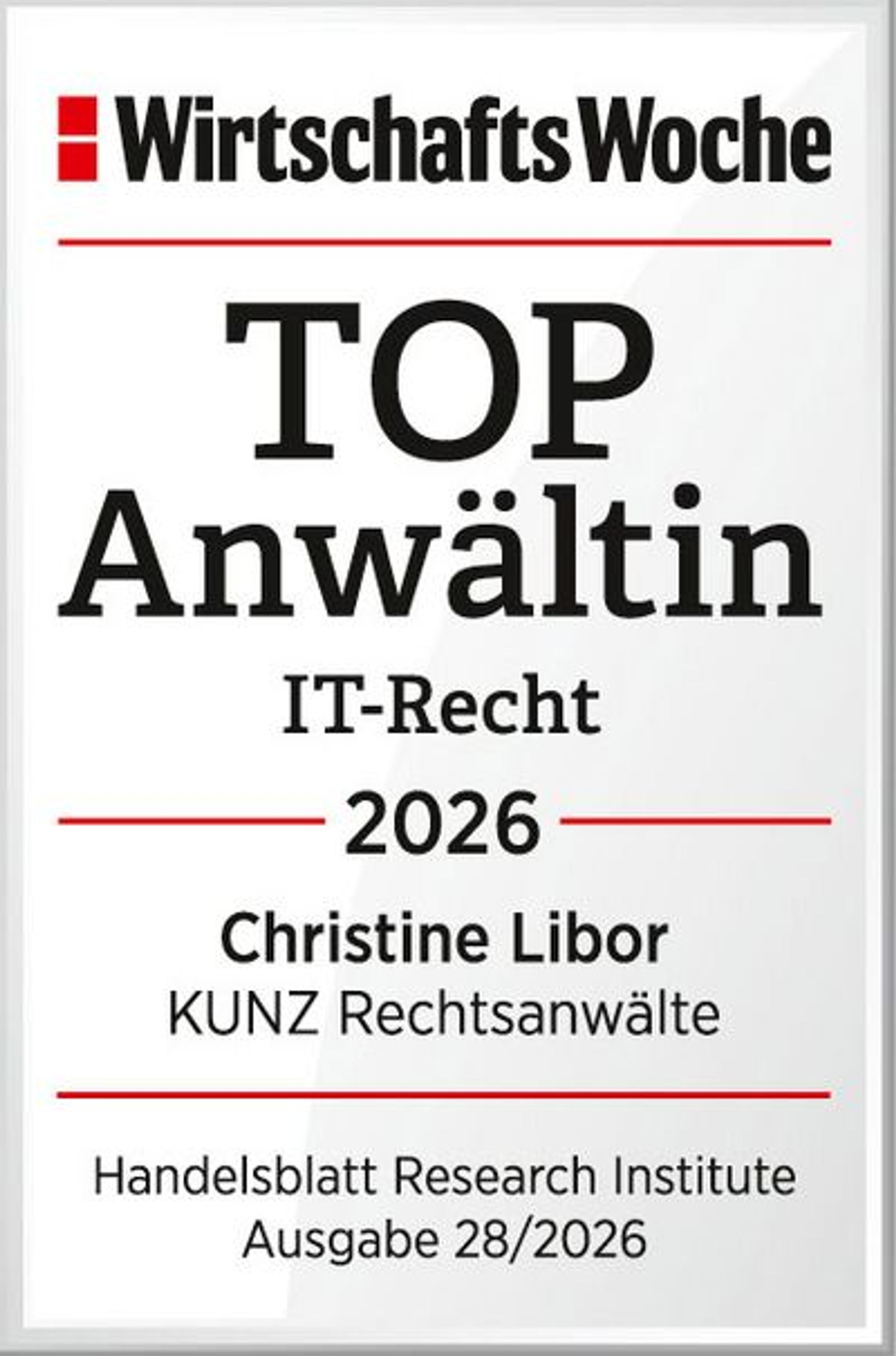 Top Anwältin IT-Recht 2026 – Christine Libor