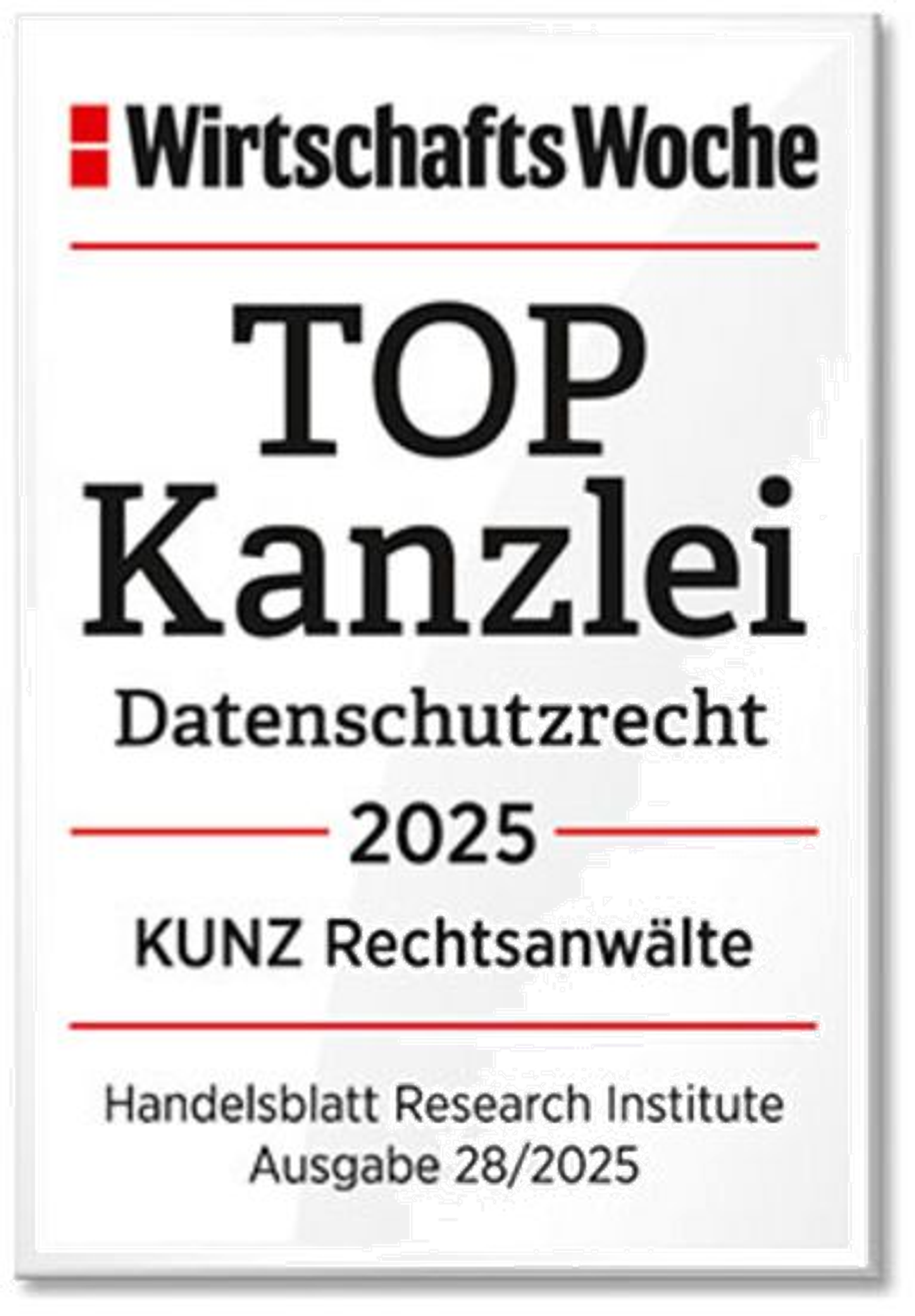 TOP Kanzlei Datenschutzrecht 2025