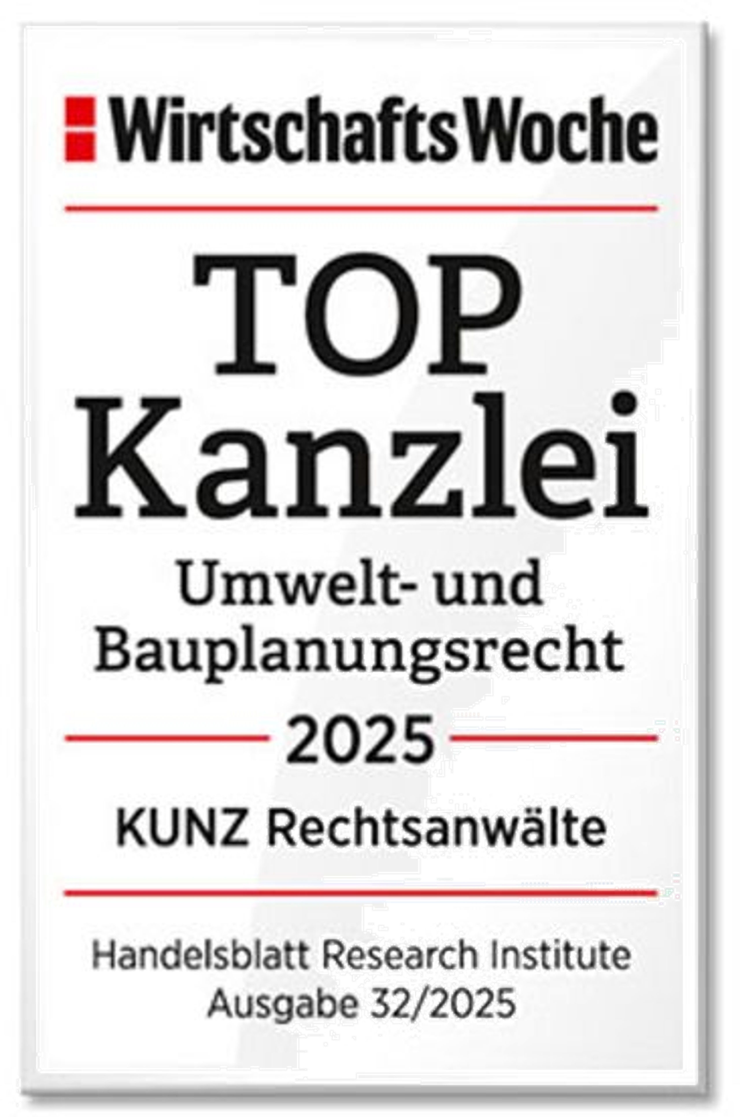 Top Kanzlei Umwelt- und Bauplanungsrecht 2025