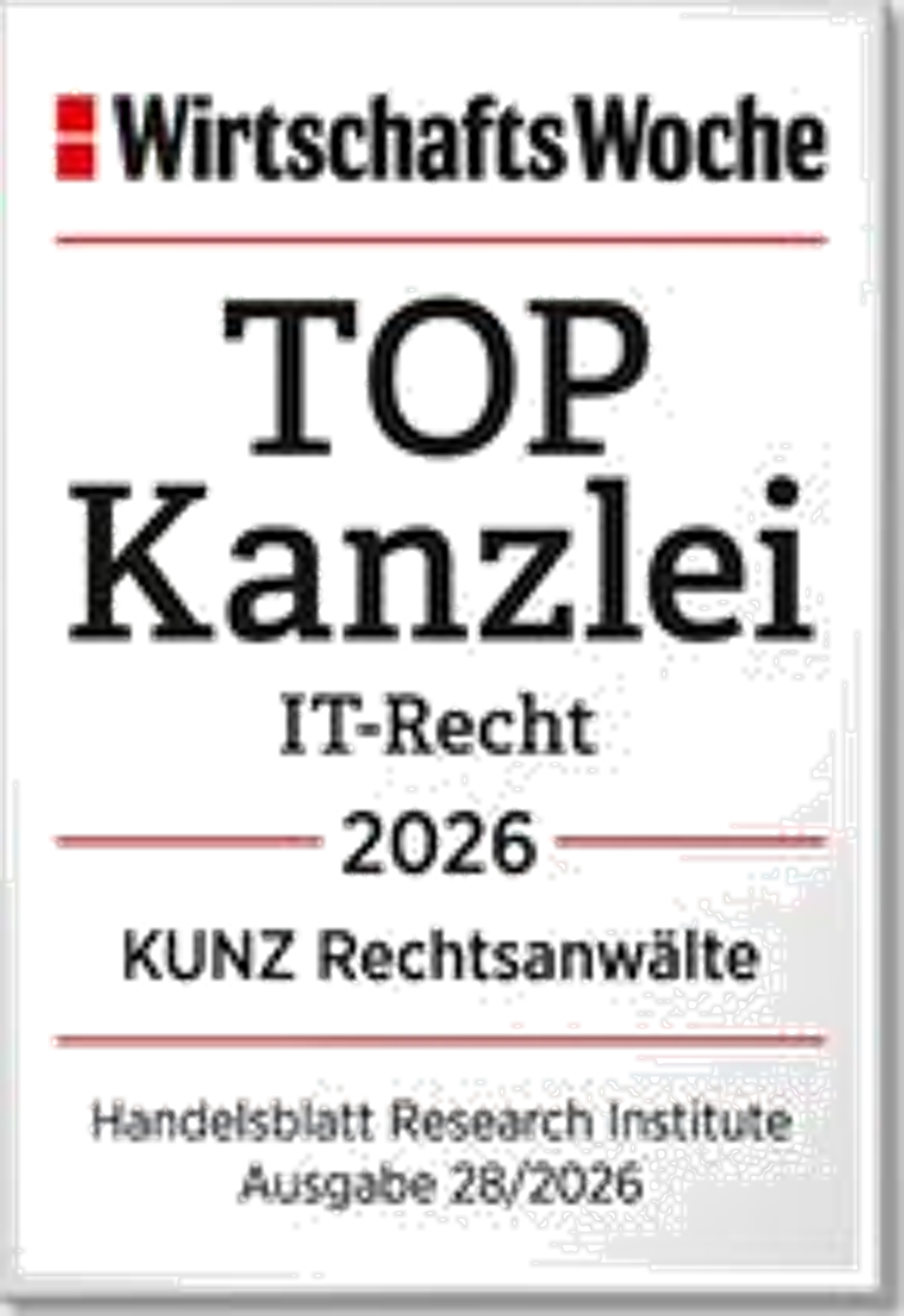 TOP Kanzlei IT-Recht 2026