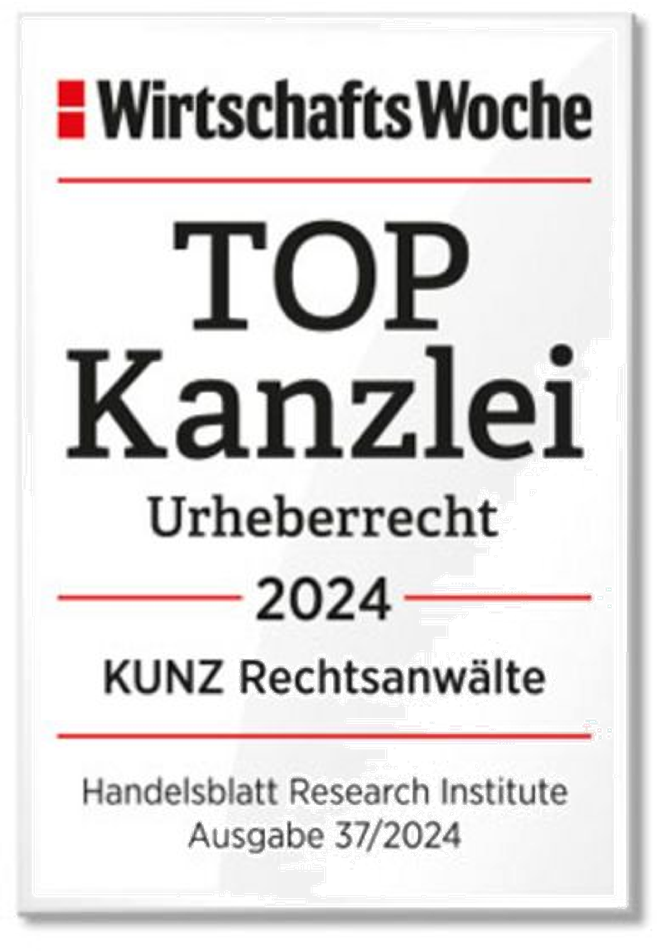 TOP Kanzlei Urheberrecht 2024