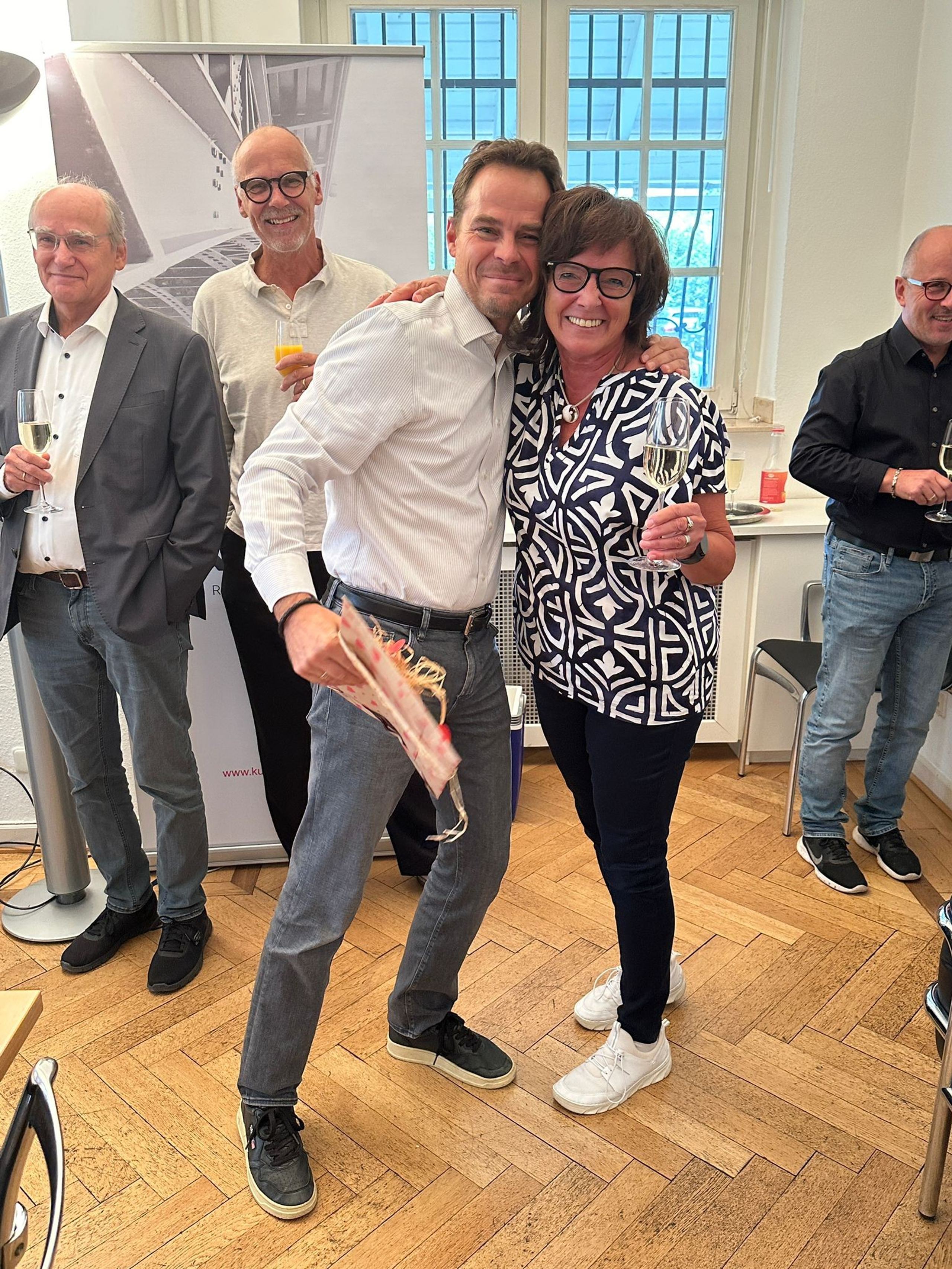 Gratulation zum Dienstjubiläum