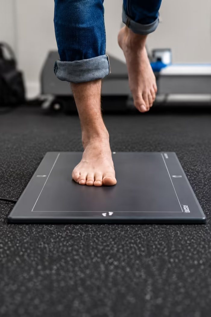 Podiatrist supporting a patient with shin splints rehabilitation at Active Step in Fareham