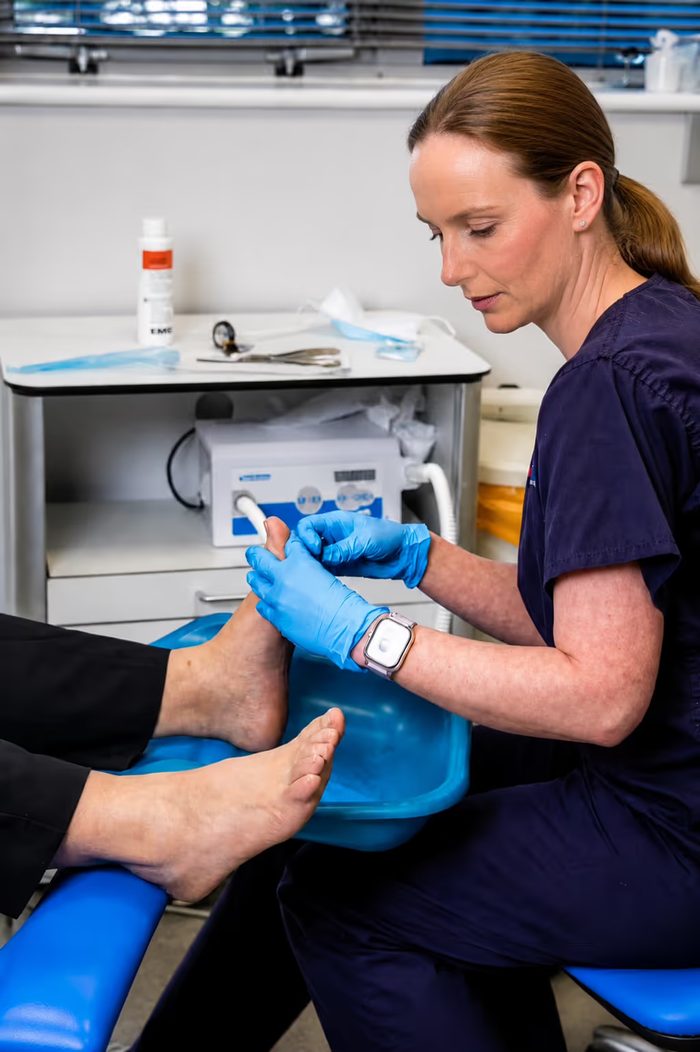 Routine chiropody treatment at Active Step, Fareham