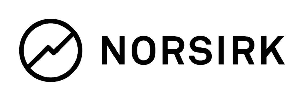 NORSIRK-logo med navn og cirkelformet symbol