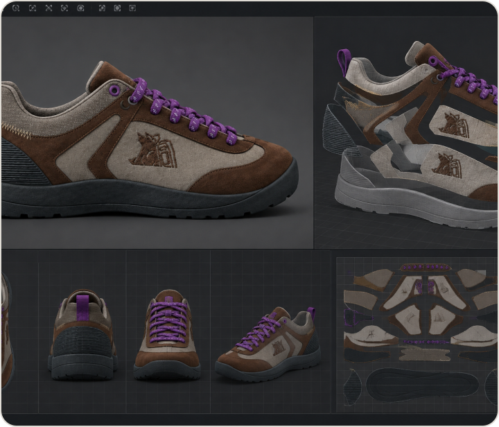 3D Rendering — process illustration