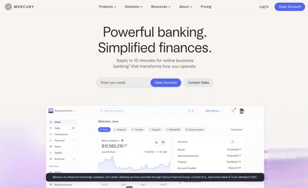 Mercury.com on Indie.Deals