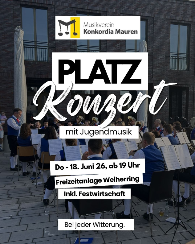 Platzkonzert am Weiherring