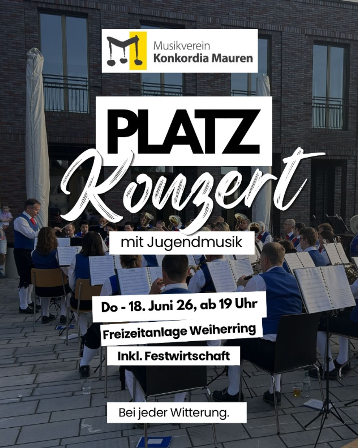 Platzkonzert am Weiherring