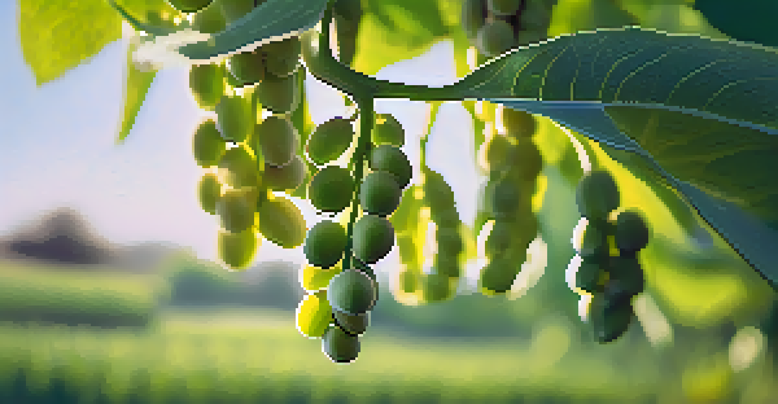 Close-up of ripe soybeans in a Kansas field, showcasing the details and textures of the crop.
