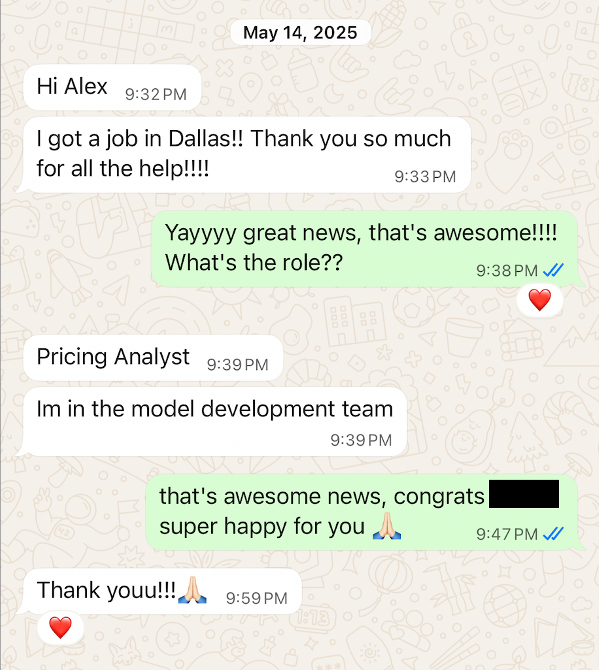 Client offer confirmation