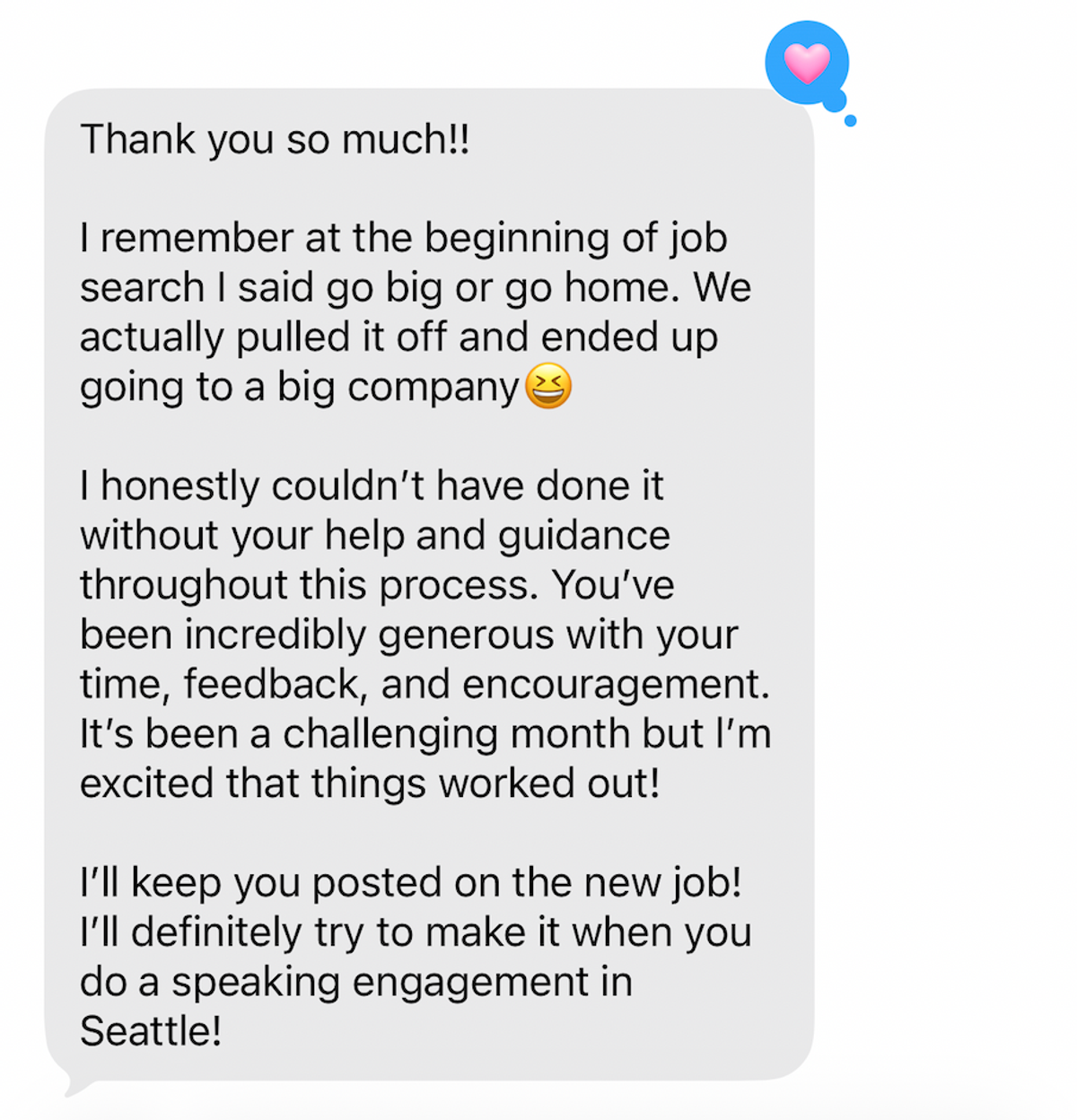 Client offer confirmation