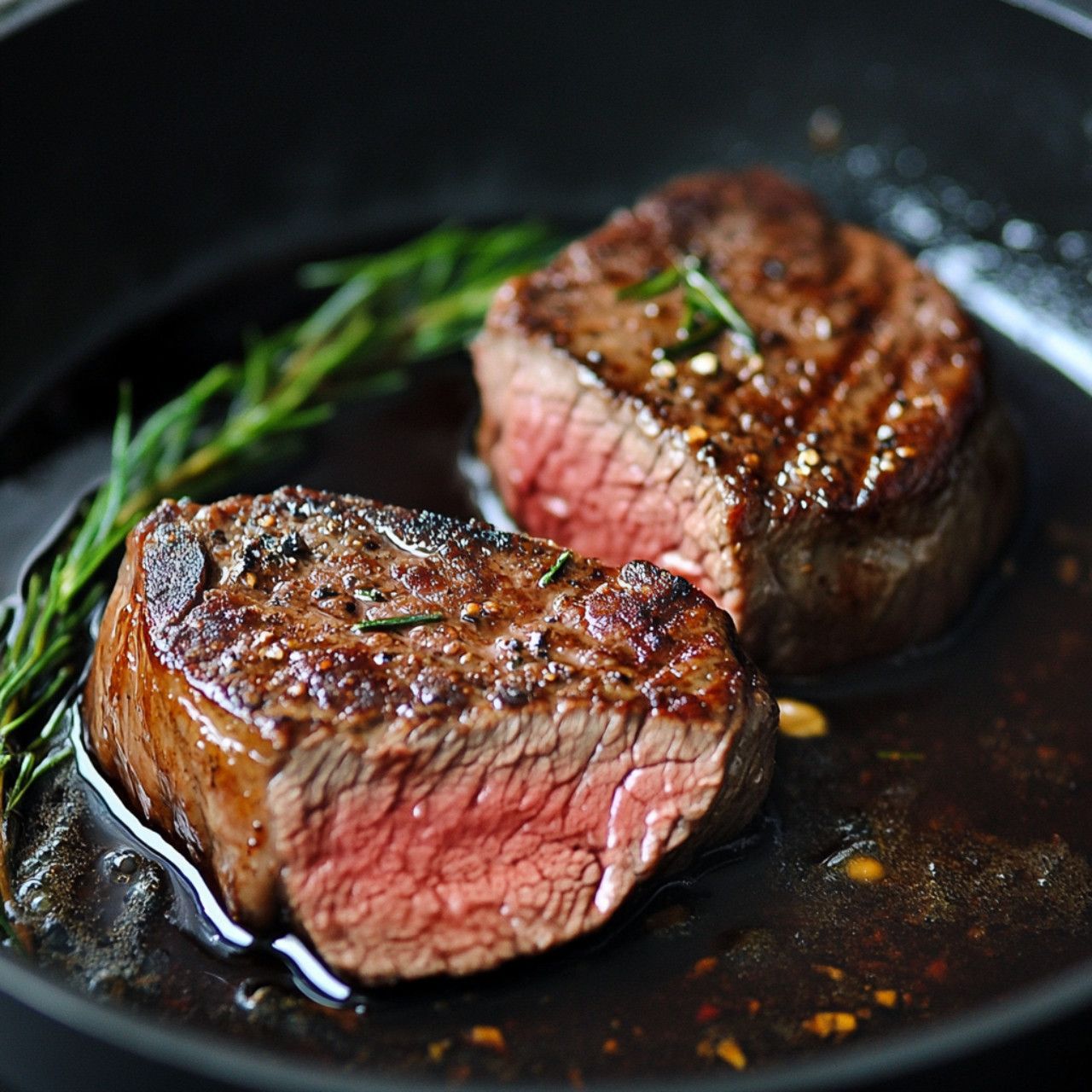 Steak fatty
