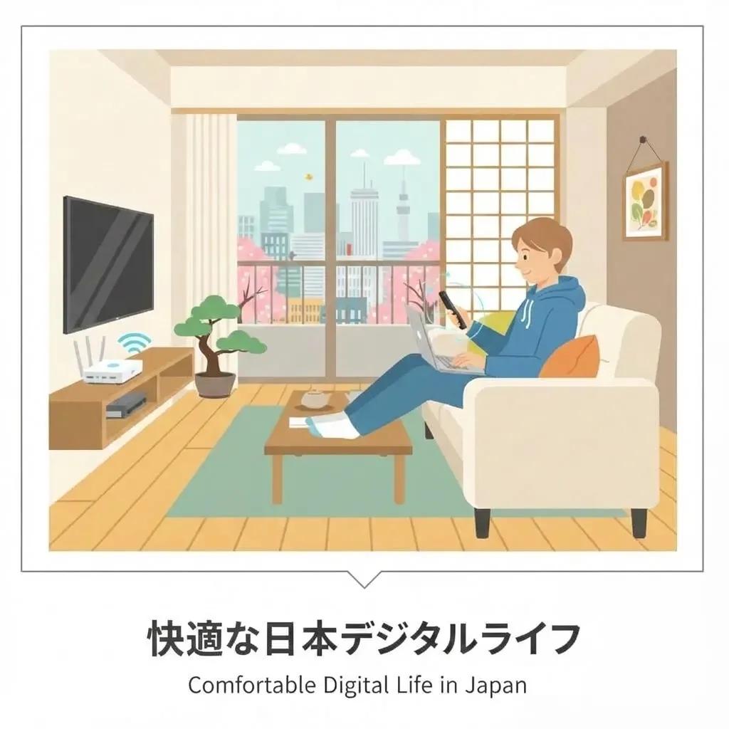  [Phiên bản 2025] So sánh Internet gia đình tại Nhật: Cáp quang vs Wifi Cắm điện vs Wifi Cầm tay