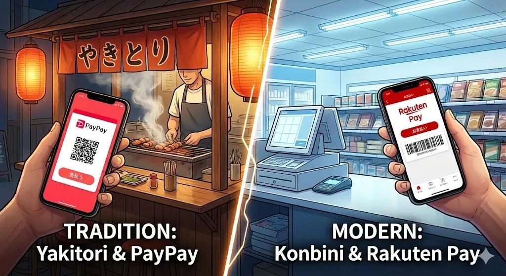 Cashless Japan 2025: PayPay vs. Rakuten Pay - Which App Should You Download?