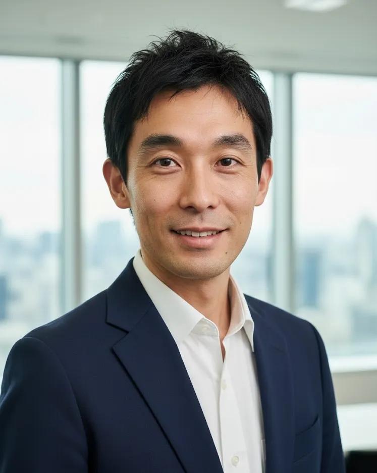 Portrait of Yushi Yamamoto, CEO of ibis