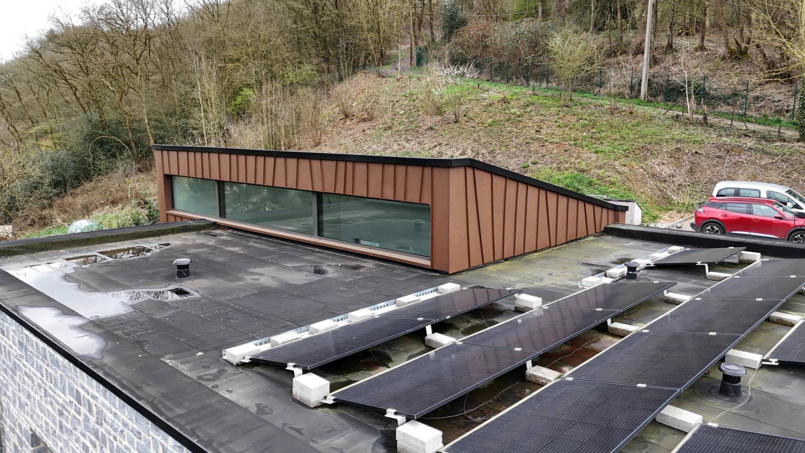 Bardage en aluminium — chantier ART'COUV (5/5)