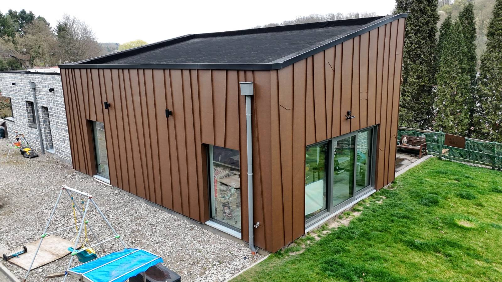 Bardage en aluminium — chantier ART'COUV (2/5)