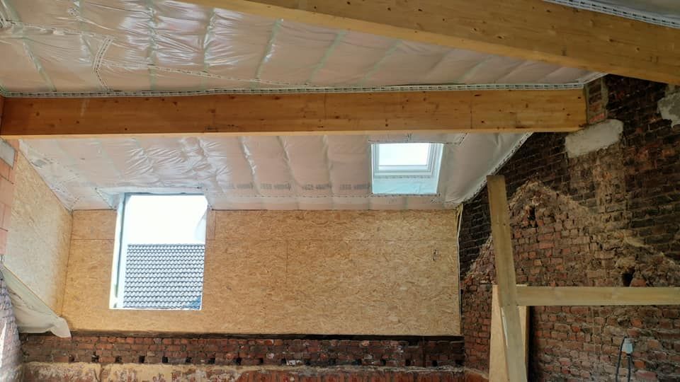Ossature bois et joint debout — chantier ART'COUV (1/8)