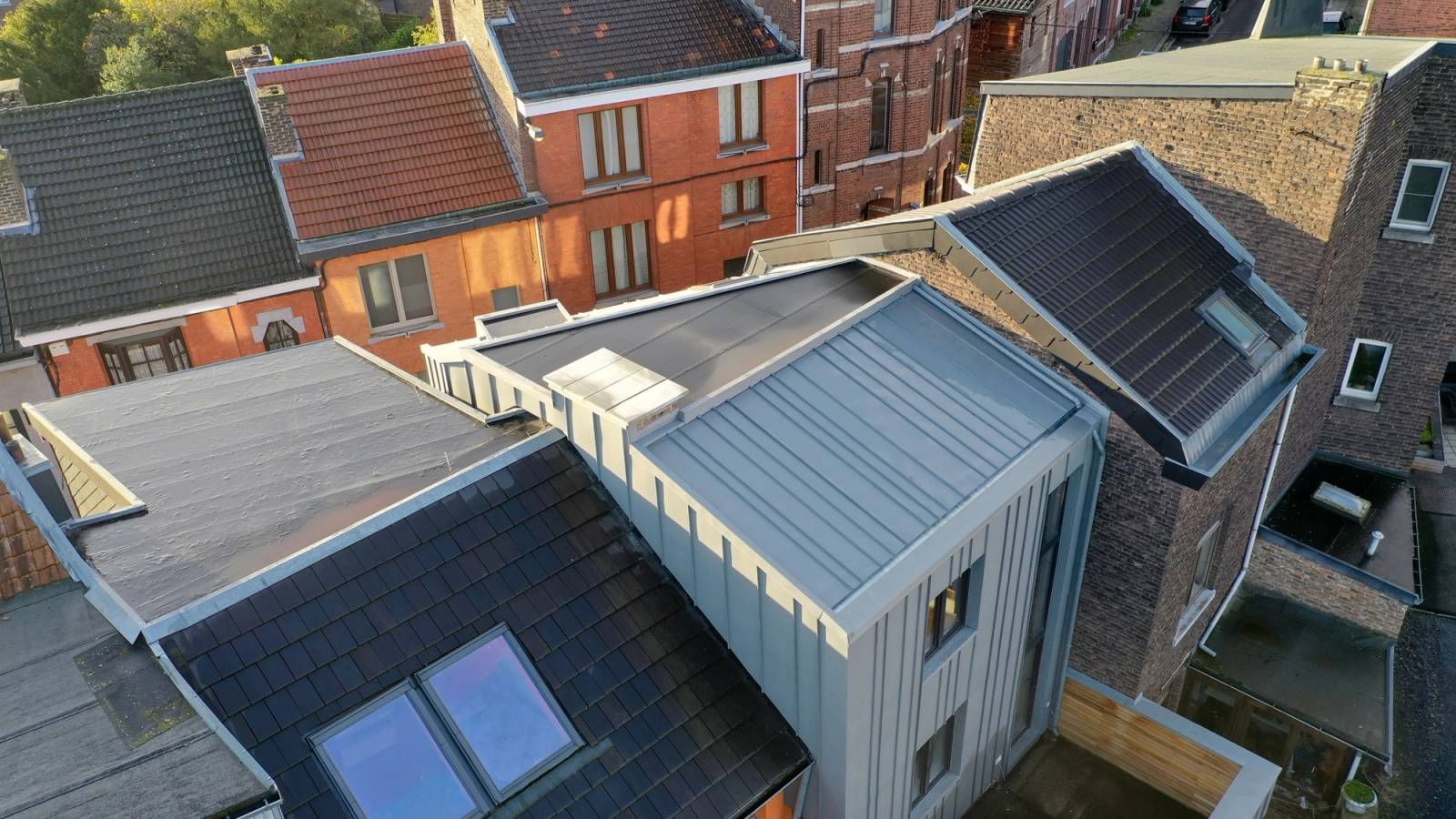 Ossature bois et joint debout — chantier ART'COUV (5/8)