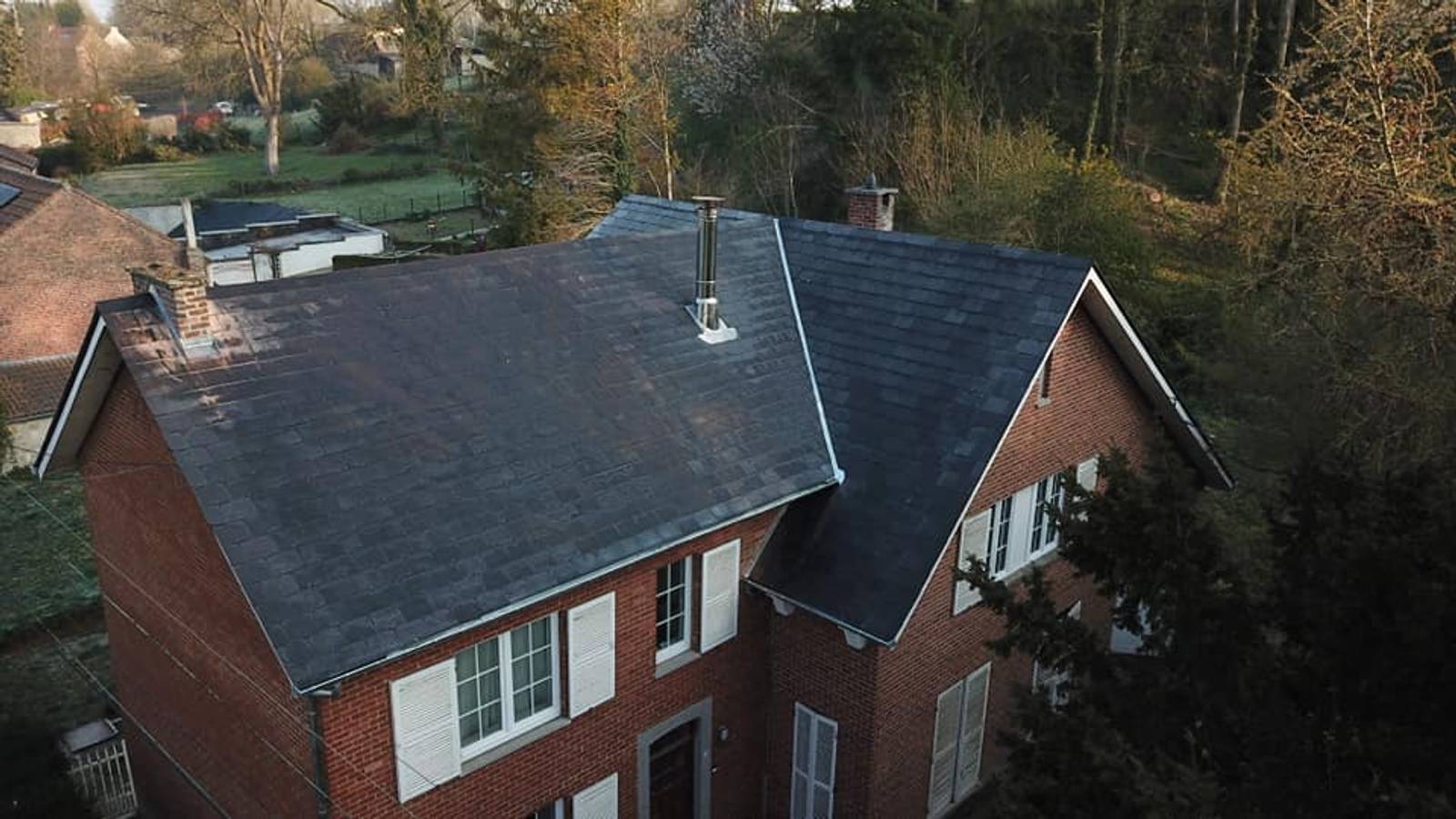 Maison en ardoises — réalisation ART'COUV