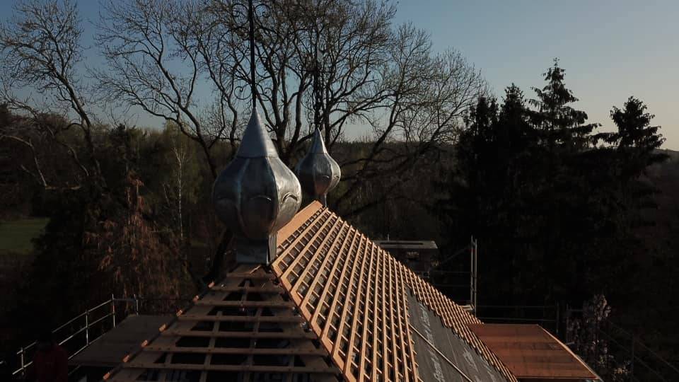 Travail du plomb — chantier ART'COUV (4/4)
