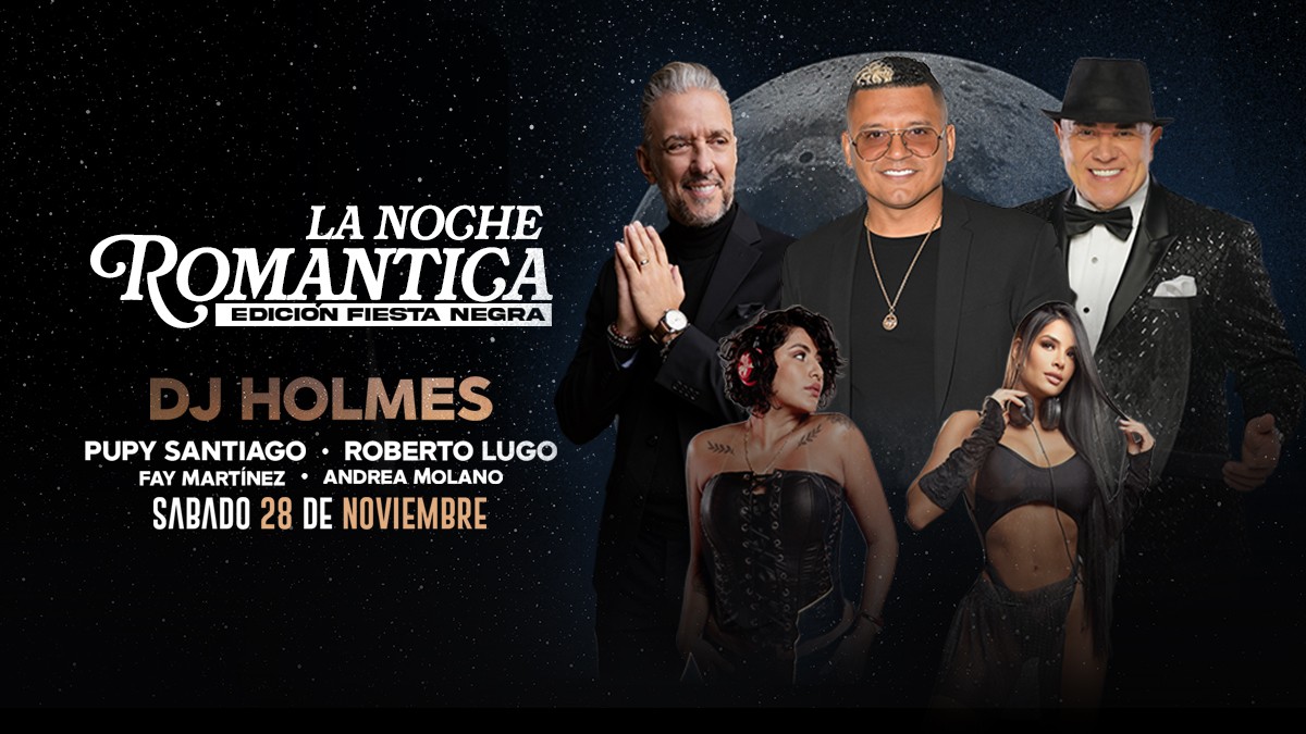 La Noche Romántica en City Hall Medellín con DJ Holmes, Pupy Santiago, Roberto Lugo, DJ Fay Martínez y DJ Andrea Molano